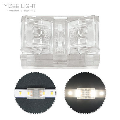 2 پین 8mm SMD LED Strip Connectors Strip To Strip Quick Connector دو پین 8mm SMD LED Strip Connectors اتصال سریع از نوار به نوار