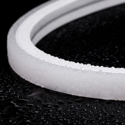 10*10mm سیلیکون نوار نئون مربع 3 طرف روشنایی انتشار Ra90 IP67 ضد آب نوار نور نئون