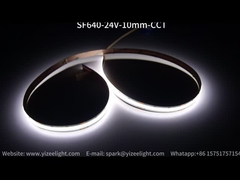 CCT COB LED Strip Light تنظیم پذیر سفید تنظیم پذیر